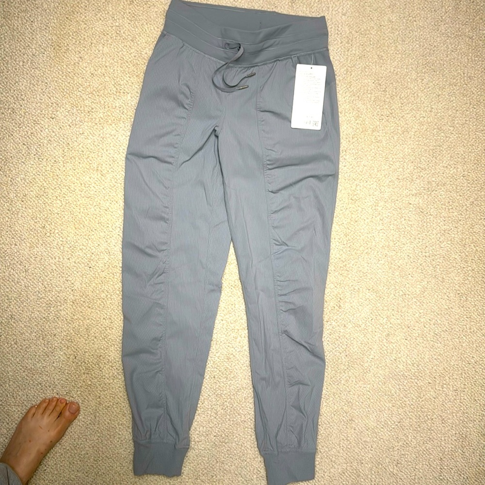 NWT. Lululemon Dance Studio mid rise jogger full length.   Rhino Gray
